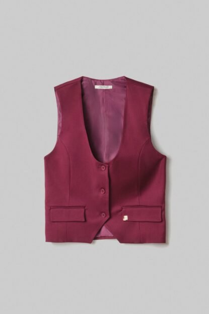 Gilet scollato con bottoni - Hinnominate
